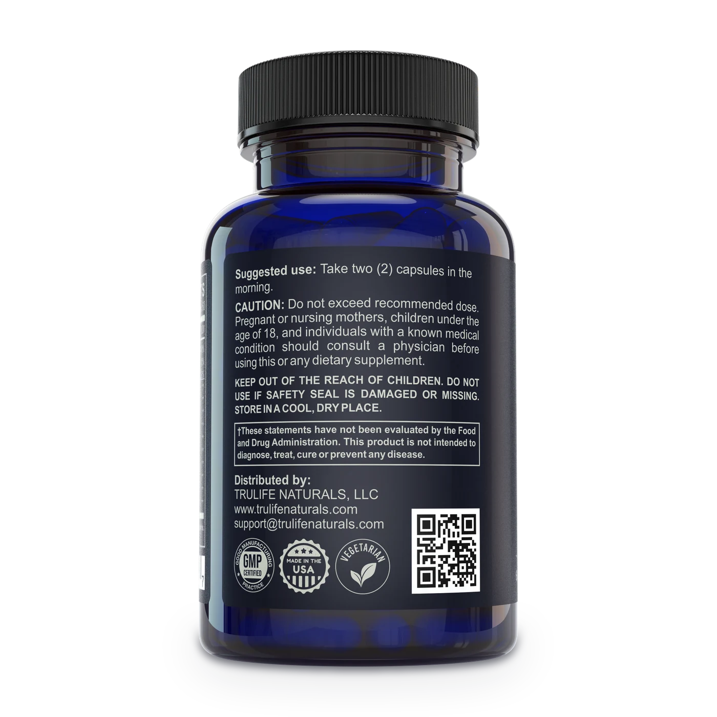 NeuroAct Brain Health label directions and cautions